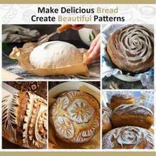 Bread Fermentation And Baking Tool Kit, Including Auxiliary Labels And Tools, Cloth Cover And Aluminum Lid, Bread Baking Supplies, And Bread Fermentation Tools. - Brown - View 4