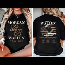 Morgan WallenSSS Still The Problem Tour 2026 T-Shirt - Black - View 1