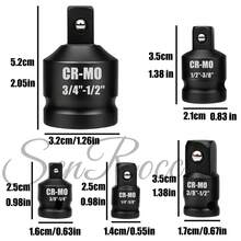 SenRocc Set Adaptor Reducer Soket Impact 5 buah 1/2, 3/8, 1/4, 3/4, 3/4 Inci Digunakan untuk Kunci Pas, Bor, Otomotif, dan Obeng Impact untuk Pekerjaan Konstruksi - 5 buah/set - View 2