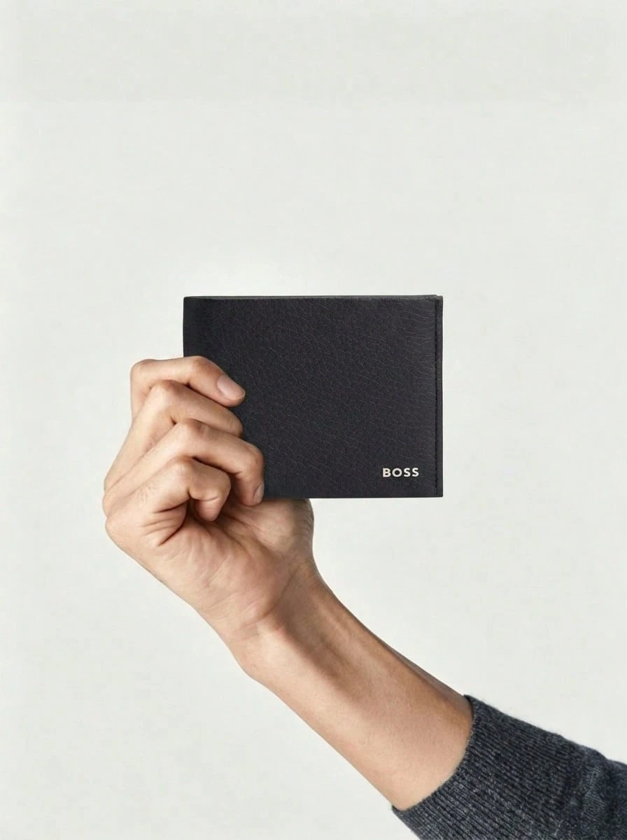 Hugo Boss New Crosstow Men's Wallet Black - 黑色 - 查看 1