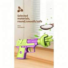 Fair Rock-Paper-Scissors Toy Gun, Stress Relief Gesture Game Toy For Young Adults - Purple Radish Rock-paper-scissors Gun (OPP Bag) - View 3