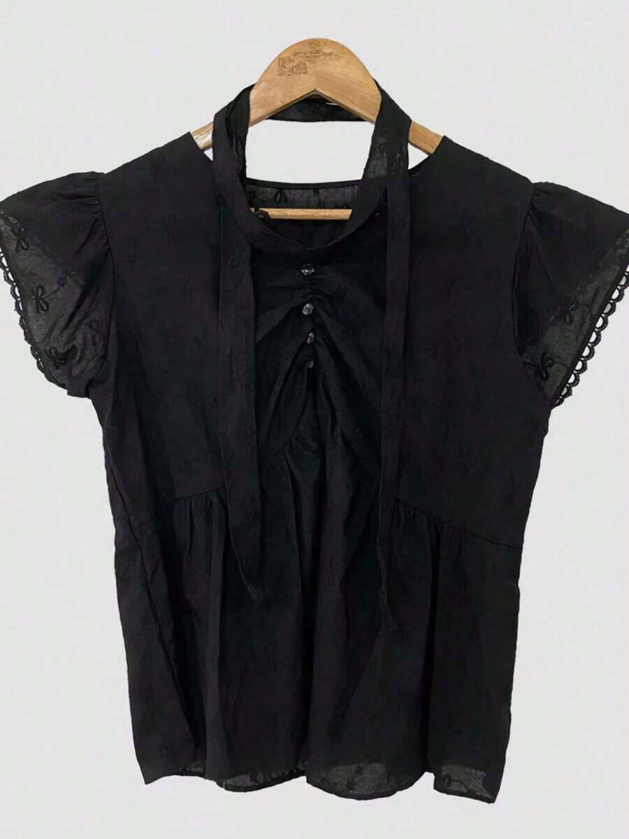 Women Blouses & Shirts - Black - View 1