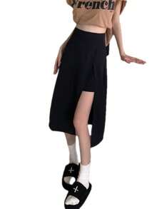 Women Skirts - Black - View 6