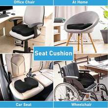 1pc Car Seat Cushion/Office Ergonomic Chair Pad, Buttocks Pad, Seat Cushion, Lumbar Support Cushion - One Size Fits All - View 7