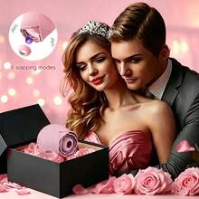RUIJU Dildo - Sucking Vibrator Rose Sex Toy G Spot Vibrator - Clitoral Nipple Massage Sucking Vibrator -Vibrator Dildo - 10 Powerful Modes, Anal Toys For Couple, Woman Pleasures Toy [Valentine's Day Gift] - 顏色4 - 查看 6