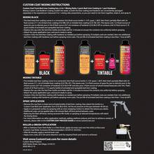 Custom Coat Black 1 Gallon Urethane Spray-On Truck Bed Liner Kit - Easy 3 To 1 Mix Ratio, Just Mix, Shake And Shoot - Professional Durable Textured Protective Coating, Prevent Rust - Car, Auto - White - View 7