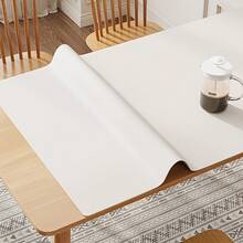 1 Piece Of Desk Mat, Waterproof And Oil-Resistant, Simple And High-End, PVC Leather Computer Mouse Pad And Study Desk Mat, Business Office Study Mat - Khaki - View 8
