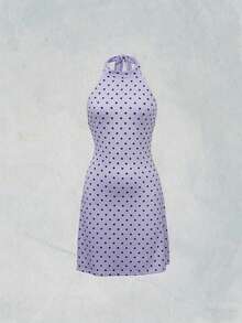 2026 Spring/Summer Fashion: Versatile Short Dress Elegant - Mauve Purple - View 6