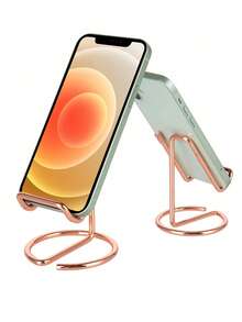 1 Adjustable Telephone Stand, Portable Telephone Stand, Dual-Purpose Metal Card Holder And Desktop Telephone Stand Suitable For Living Room, Bedroom And Study, Iron Alloy Telephone Stand, Telephone Accessories, Mobile Phone Accessories - Multicolor - View 13
