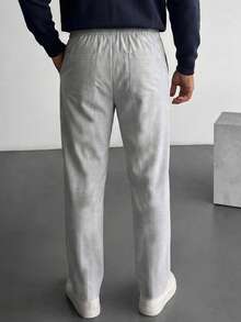 glestore Men's Retro "Old Money" Style Loose Fit Pants: Minimalist Fashion, Suitable For All Seasons, Perfect For Everyday Wear - Flint Stone - View 6