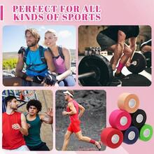2.5cm*9m White Sports Tape Designed For Athletes, Easy To Tear Without Residue, Suitable For Various Sports - Multicolor - View 2