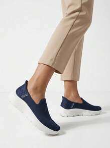 Skechers Slip-Ins: GO WALK Flex - Relish - Navy - View 1