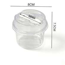 50pcs Transparent Dessert Cake Cups, Lightweight Ins Style Baking Packaging Boxes, Fresh Disposable Snack Containers, Transparent Material With Lid Design Sturdy And Deformation-Resistant, Suitable For Mousse Cakes, Fruit Bowls, Pudding Portioning And More, Simple Transparent Appearance With Refreshing Vibe, Essential Baking Packaging Supplies, Round Cup Shape Fits Most Dessert Sizes - Transparent - View 6