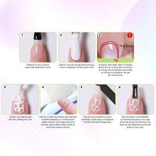 Kit Gel Poking Para Uñas Acrílicas Base Gel Poke CHERIMOYA - Multicolor - Ver 5