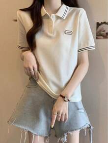 Women Tops - Apricot - View 2