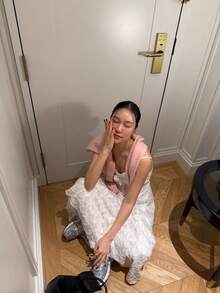 Women Midi Dresses - White - View 5
