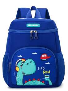 Cute Dinosaur Cartoon Backpack, Lightweight Daypack For Boys And Girls, Suitable For School, Travel And Vacation - A - View 17