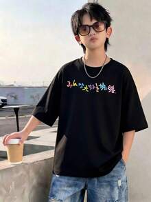 Tween Boys T-Shirts - Black - View 1