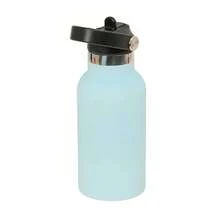 Safta Blue Kids Bottle 350 Ml Unisex, Double-Walled Stainless Steel With Insulation, Cap With Valve And Handle, Non-Slip Silicone Base - Basic - Blue - View 3
