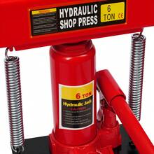 YUNRUX Hydraulic Press, 6T Hydraulic Workshop Press, Hydraulic Press With Plates - A - View 5