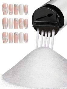 Ultra Fine Glitter Nail Powder Metallic Resin 120ML Bottled PET Nail Powder Ultra Fine Red Glitter, 7.05 Oz (200g), Fine Glitter For Resin Crafts Nails Tumblers Slime And Festival Decoration - White - View 8