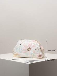 (隨機圖案) 女用手拿包、亮片包、花卉流行、刺繡包、晚會、派對穿搭、舞會包、舞會配件、婚禮用品、禮物 - 彩色 - 查看 7