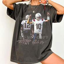 C.Omfort Colors D.Rake Maye & Tom With Signature T-Shirt - Black - View 1