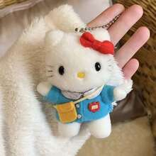 SANRIO 1個三麗鷗 Hello Kitty 絨毛娃娃吊飾，幼兒園背包裝飾，兒童節禮物 - 彩色 - 查看 1