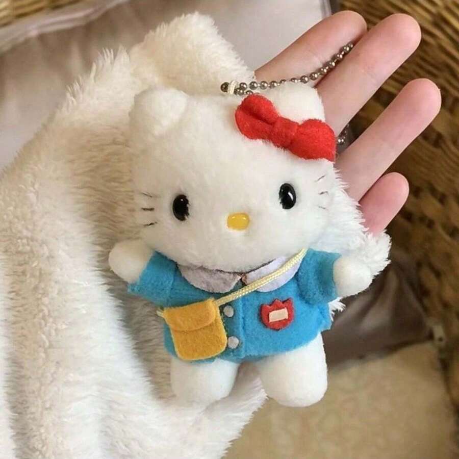 SANRIO 1個三麗鷗 Hello Kitty 絨毛娃娃吊飾,幼兒園背包裝飾,兒童節禮物 - 彩色 - 查看 1