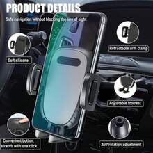 Untoom Universal CD Slot Car Phone Holder 360 Degree Rotation Car Phone Mount Mobile Phone Stand In Car Compatible With IPhone - A - View 5