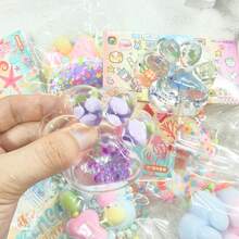 1個柔軟透明葡萄貓爪捏捏樂玩具，像麻糬般的慢回彈紓壓玩具，毛絨爪墊擠壓器，辦公室紓壓工具，給學生和上班族的療癒禮物，可愛少女風禮物，超級萌的紓壓玩具 - 彩色 - 查看 2