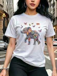 Women T-Shirts - White - View 1