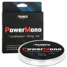 PowerMono Fishing Line, Ice Monofilament Fishing Line 300/500/1000Yds - Ultimate Gth, Shock Absorber, Suspend In Water, Knot Friendly 3-35LB, Low And High-Vis Available, Gift Decoration - Clear - View 2