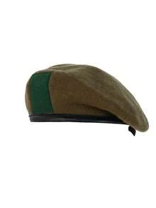 1pc British Style Military Beret, Wool Stiff Shaping Design, Unisex Versatile Warm Casual Wear For Holidays And Daily Use - Beret - View 10