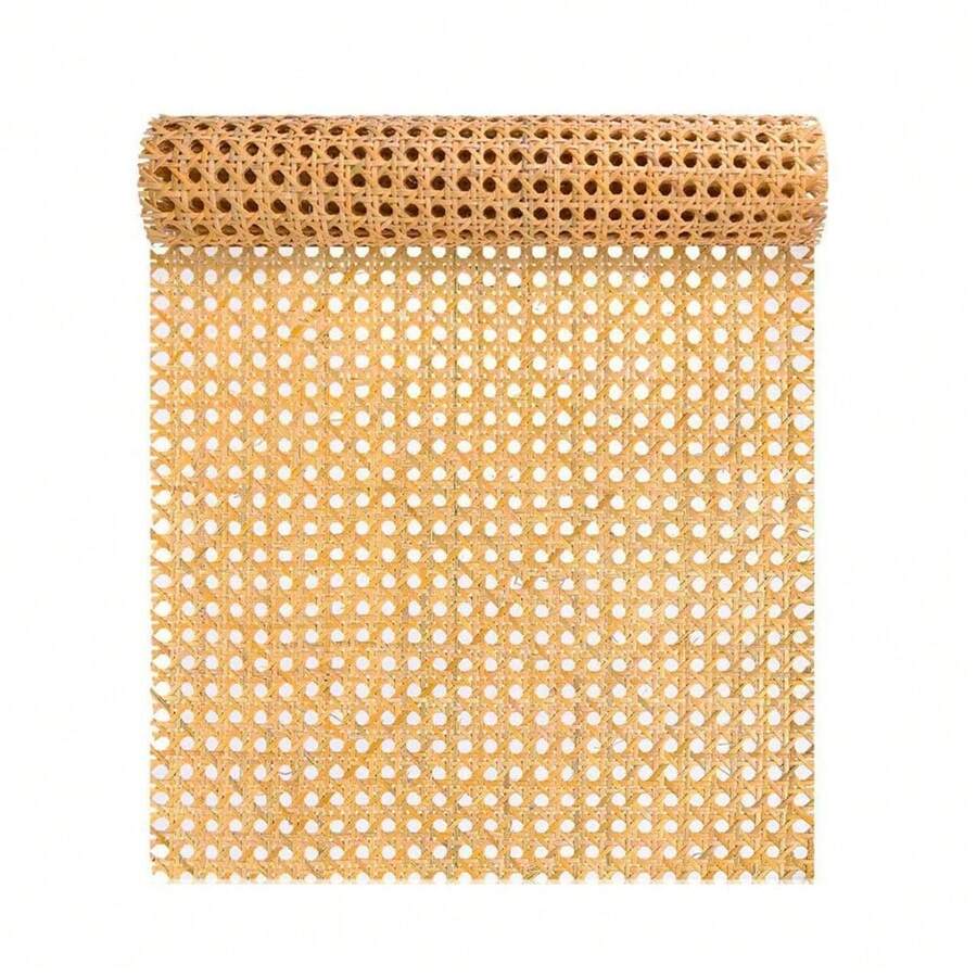 16-Inch Wide Natural Rattan Webbing 40-Inch Long (3.3 Ft.) Rattan Webbing Rolls For Furniture,Chairs, Cabinets,Ceilings - Single Piece - View 1