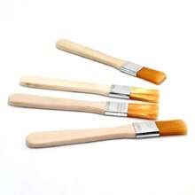 3pcs Wooden Brush Computer Motherboard Dust Removal Keyboard Cleaning Mobile Phone Maintenance Tool Paint Brush Cleaning Brush - A - View 4