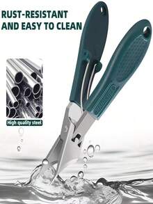 1pc 25° Angled Professional Nail Clippers, Stainless Steel Heavy Duty Nail Cutter With Wide Grip, Anti-Splash Sharp Blade For Trimming Thick Ingrown Nails, Ergonomic Design, Ideal For Home Salon Pedicure Foot Nail Care - Multicolor - View 4