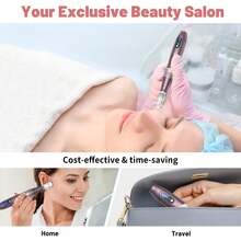 Dr.Pen A10 Microneedle Roller - Pena Microneedle Kelas Profesional, Cocok untuk Tubuh dan Wajah, Dapat Diisi Ulang USB - Set Alat Perawatan Kulit, Hadiah Sempurna untuk Ibu dan Wanita - Coklat - View 5