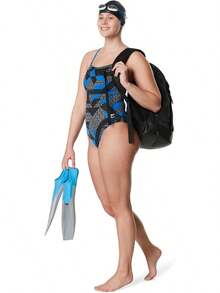 Speedo Bloques de mujer Ruse Flyback - Equipo morado - Ver 3