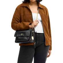 Coach Elodie 女款拼色單肩包 CCZ62IMBLK - 黑色CCZ62IMBLK - 查看 2
