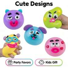 Squishy Smuhers Baru - Smuhers Dog Face Swap Squishy, Lembut, Lambat Mengembang, Pereda Stres untuk Mengurangi Stres & Kecemasan, Mainan Sensori Wajah Anjing Lucu untuk Orang Dewasa Pereda Kecemasan - MultiWarna - View 11