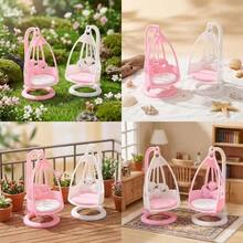 Hamster Swing Chair Toy - Adorable Hanging Hammock Bed, Designed For Small Pets To Provide A Comfortable Space For Swinging, Resting And Playing! The Product Is , Durable And Suitable For Cage Use. - A - View 7