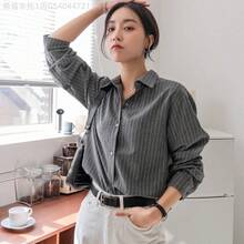 Women Blouses & Shirts - Gris Oscuro - 查看 6