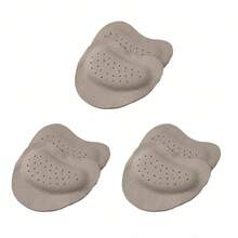 1-5 Pairs Soft Shock-Absorbing, Sweat-Absorbing, Anti-Slip Leather Forefoot Pads For High Heels, Suitable For Summer Sandals, Self-Adhesive Invisible Forefoot Pads - Apricot - View 15