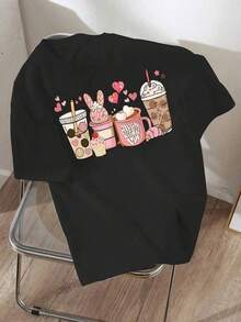 Women T-Shirts - Black - View 8