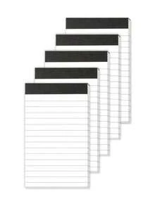 5er Pack Gitter Notizbücher, Schreibblöcke, 3 x 5 Zoll, 30 Blatt pro Buch, perfekt für Schule, Büro, Lernmaterialien, Schulanfang, Premium Lernmaterialien Schulbedarf - horizontale Linie - Übersicht 8
