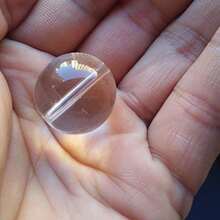 Pieces/Lot 22mm Round Glass Loose Transparent Beads 22mm Glass Beads - C - View 3