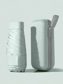 1 Peça Guarda-chuva Compacto 6 Dobras, Uso Duplo à Prova de Chuva & Sol, Guarda-sol de Bolso Ultraleve para Mulheres e Homens, Guarda-chuva Dobrável Mini para Viagem, Praia, Férias e Uso Externo, Escolhas de Primavera e Verão, Presente para Madrinha, Dia das Mães, Formatura, Essenciais de Viagem, Fofo - Multicolorido - Visão 13
