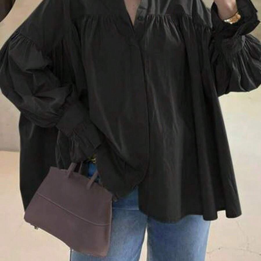Women Blouses & Shirts - Black - View 1