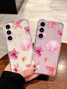 1 Piece Soft Phone Case With White Lily Flower And Butterfly, Compatible With Huawei Honor, , Galaxy A04e/12/A13/A14/A34/A50/A52/A53/A54/S21/S22/S23/S24/S25/S25Ultra, 6A/7A/8A, 12T/13T, International Version, Not Domestic Version, Spring Gift - 透明 15 - 查看 2